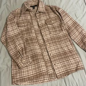 New! Nude flannel coat